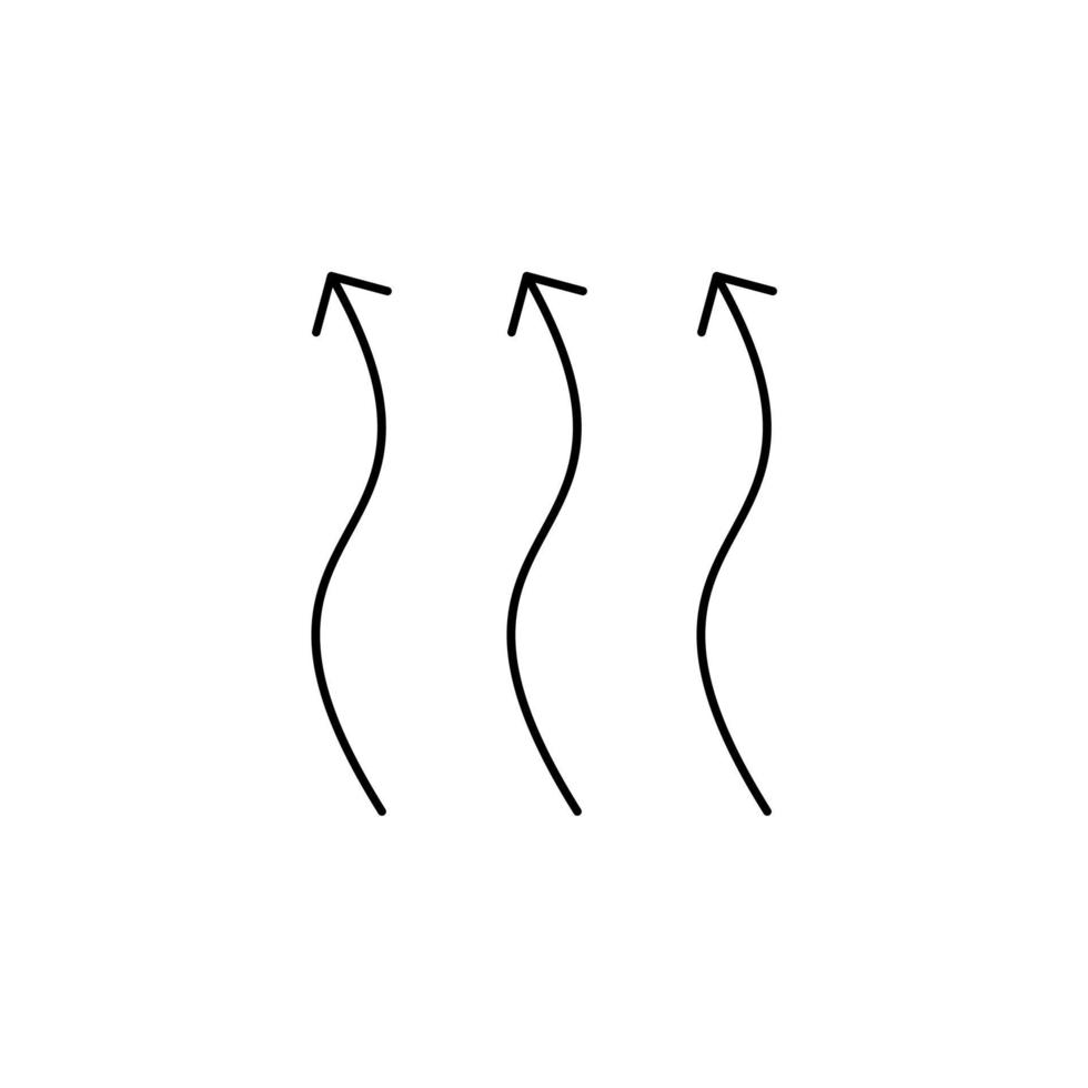 wind, lucht dunne lijn pictogram vector illustratie logo sjabloon. geschikt voor vele doeleinden.