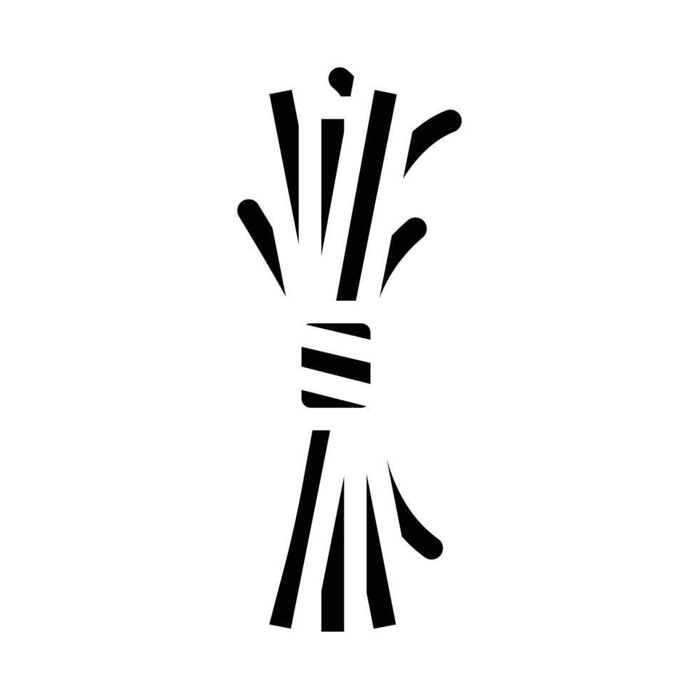spirulina natuurvoeding glyph pictogram vectorillustratie vector