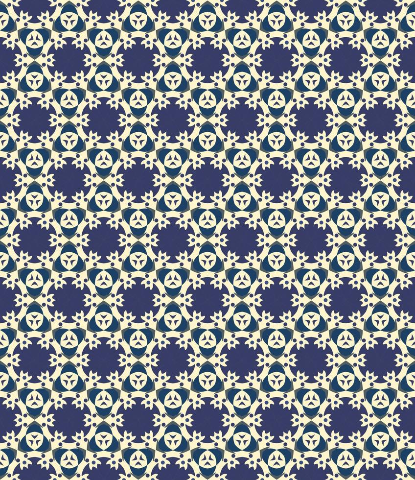 naadloze geometrische patroon met bloemen. achtergrond vector