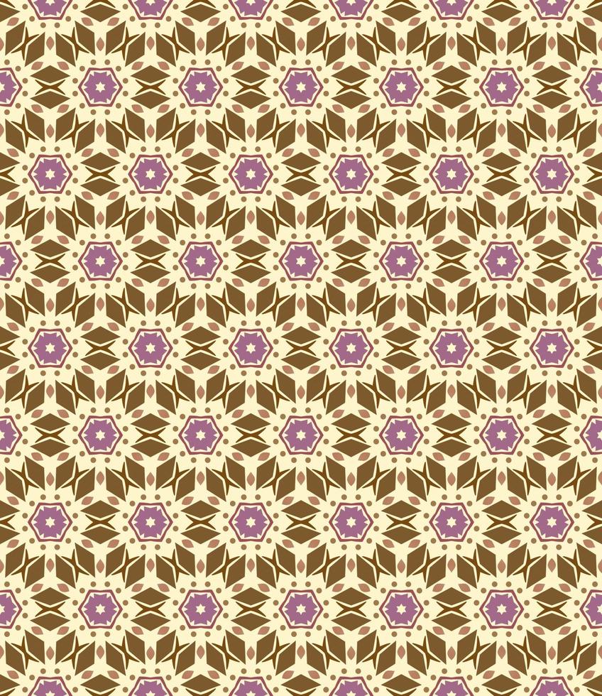 naadloze geometrische patroon met bloemen. achtergrond vector