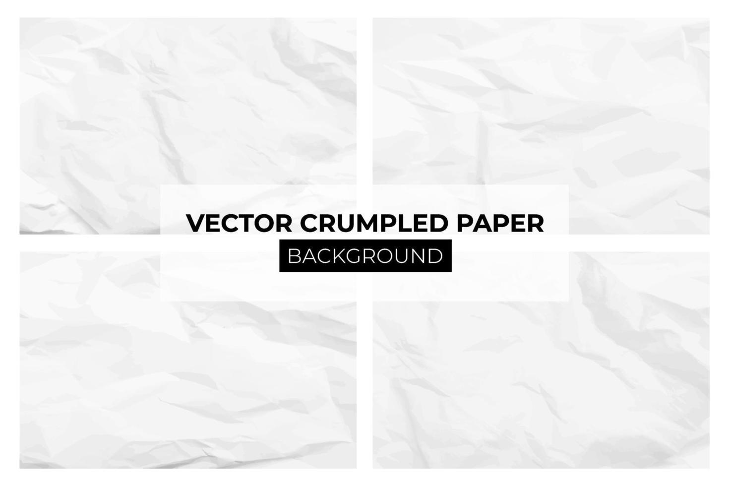 witte verfrommeld blanco papier achtergrond. realistische vectorachtergrond. vector