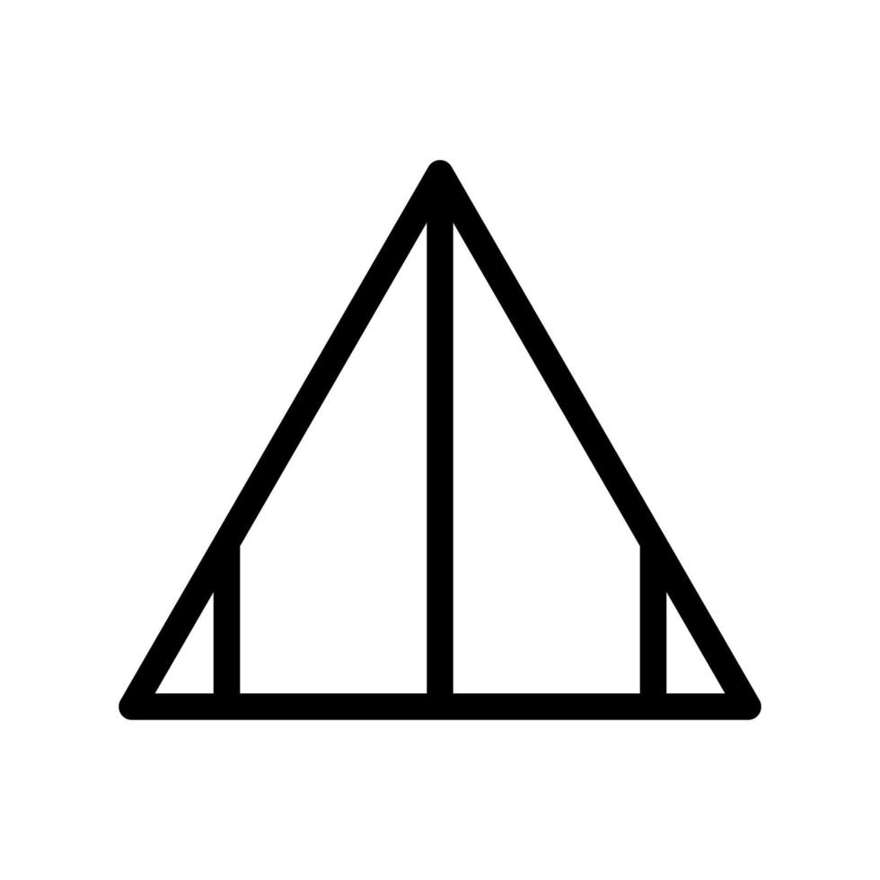 illustratie vectorafbeelding van geometrisch pictogram vector