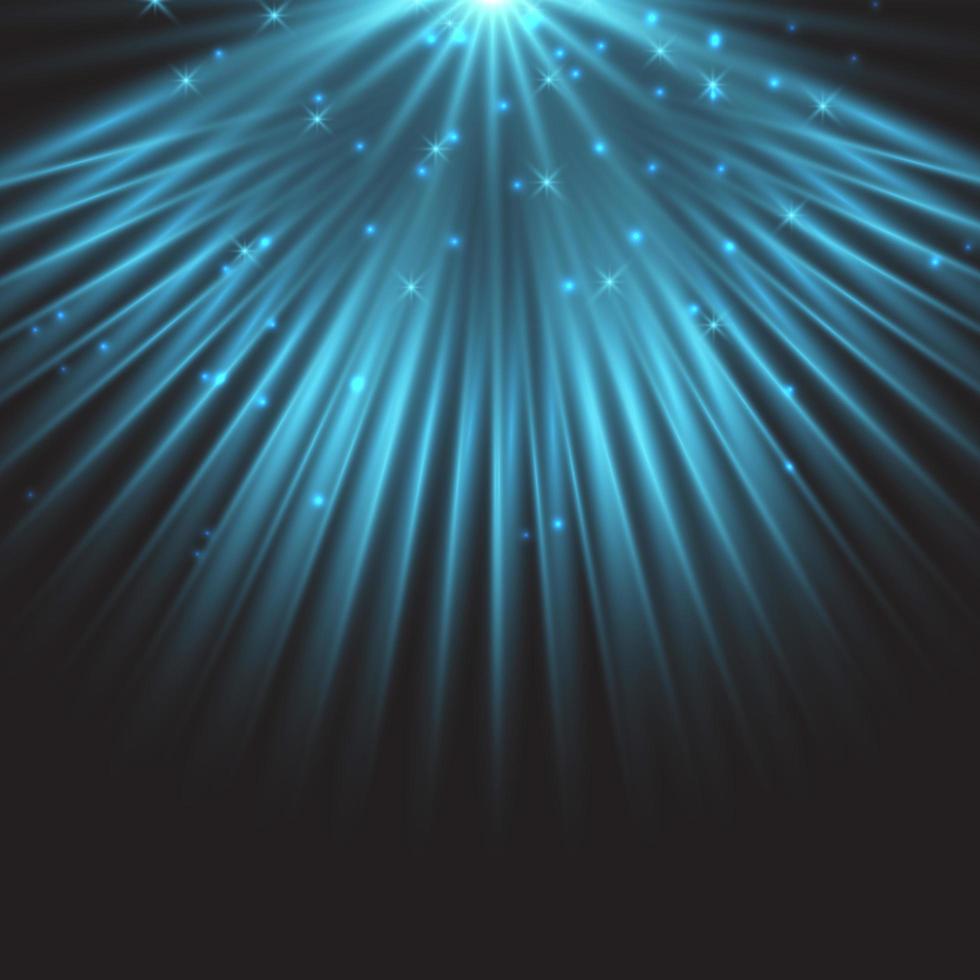 blauwe ster spotlight achtergrond vector