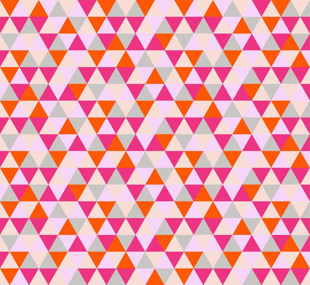 helder rood en roze abstract driehoeks naadloos patroon vector