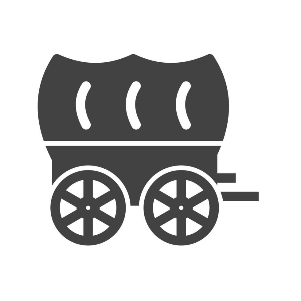 winkelwagen glyph zwart pictogram vector