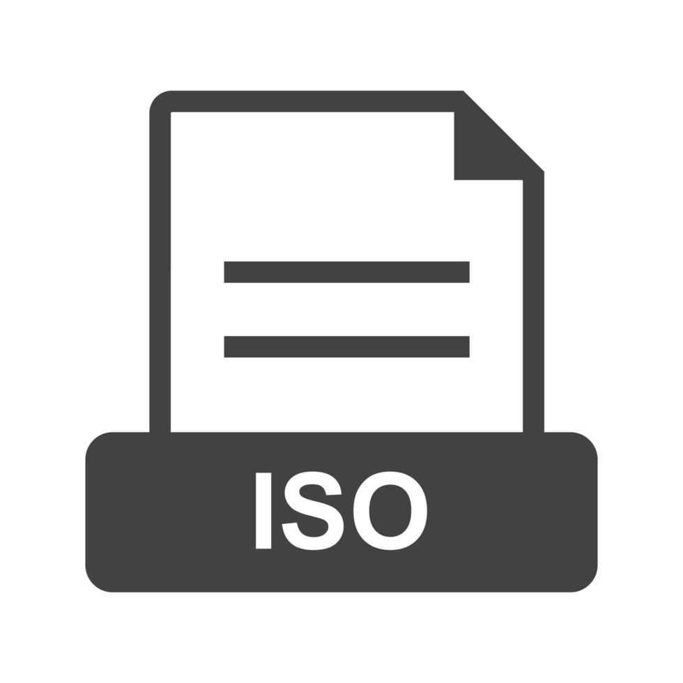 iso glyph zwart pictogram vector