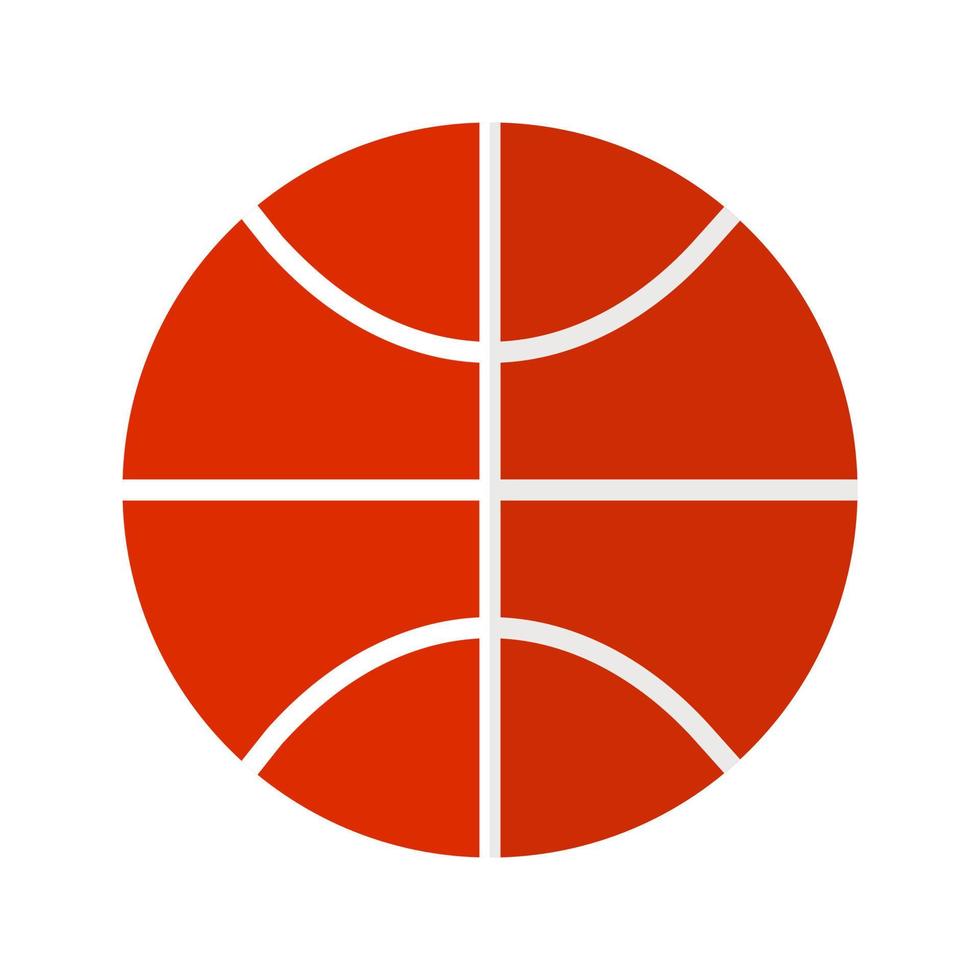 basketbal plat veelkleurig pictogram vector