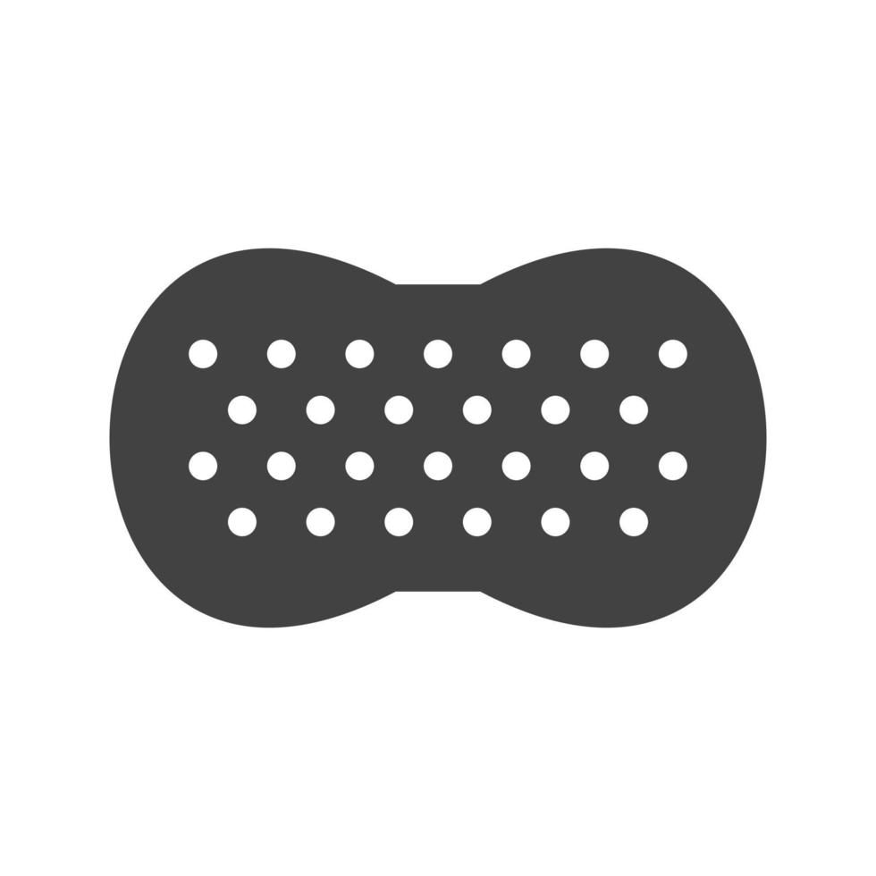 zeephouder glyph zwart pictogram vector