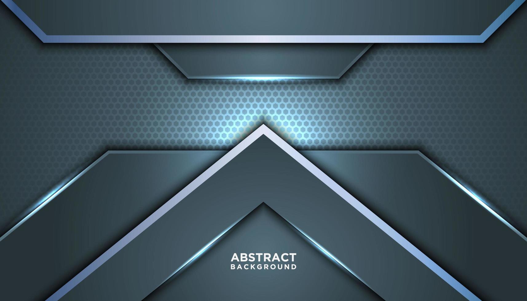 futuristische grijze blauwe abstracte achtergrond vector