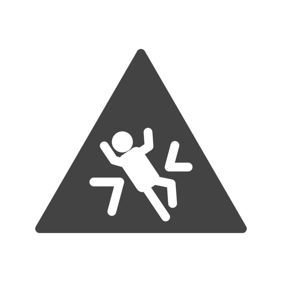 crush zone glyph zwart pictogram vector