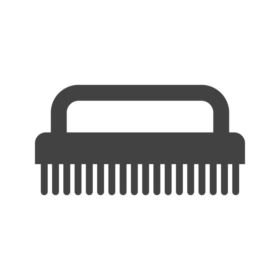 hand scrubber glyph zwart pictogram vector