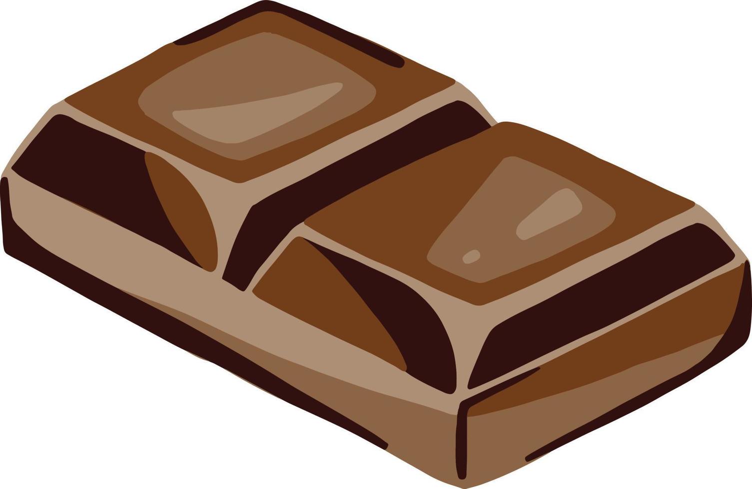 chocolaatjes en kuddes heldere en sappige illustratie vector
