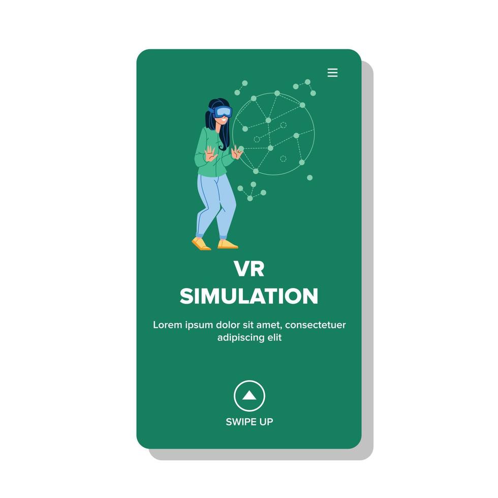 vr simulatie vector