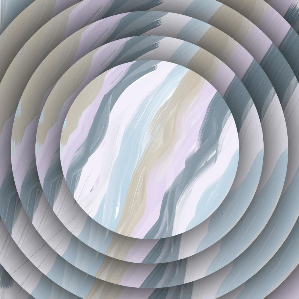 abstract 3d rond voetstuk of podium. uitzicht van boven. vector