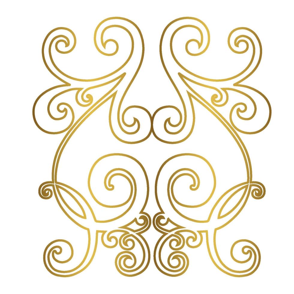 vector damast vintage barokke scroll ornament swirl. Victoriaanse monogram heraldische schild werveling. retro bloemen blad patroon grens gebladerte antiek acanthus kalligrafie gegraveerd tattoo.tile decor element