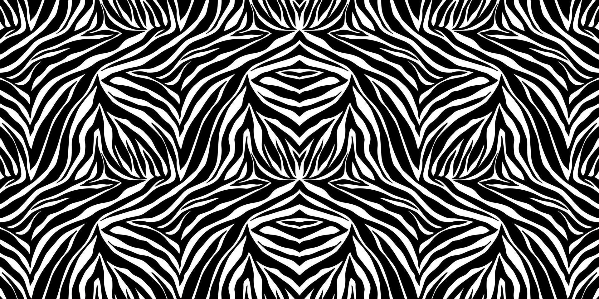 vector dierenprint. zebra sieraad. naadloos patroon