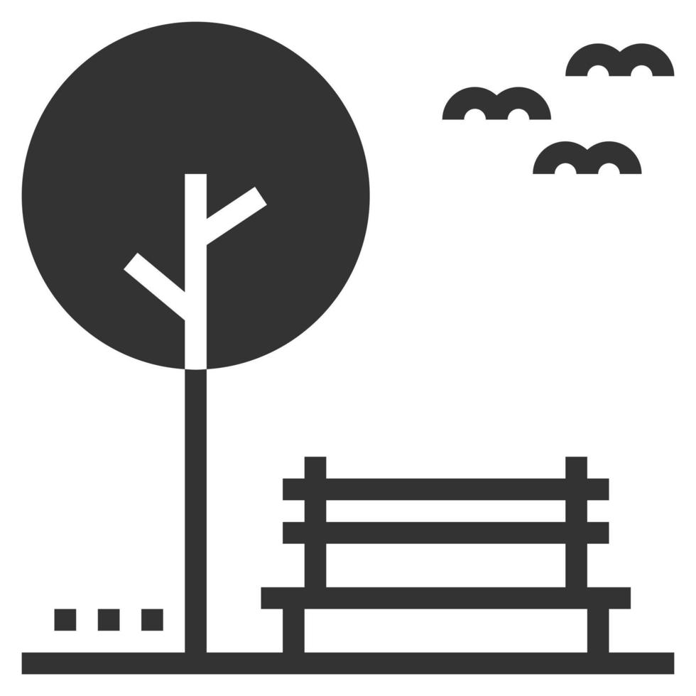 park pictogram vector symbool eenvoudig ontwerp voor gebruik in afbeeldingen webrapport logo infographics
