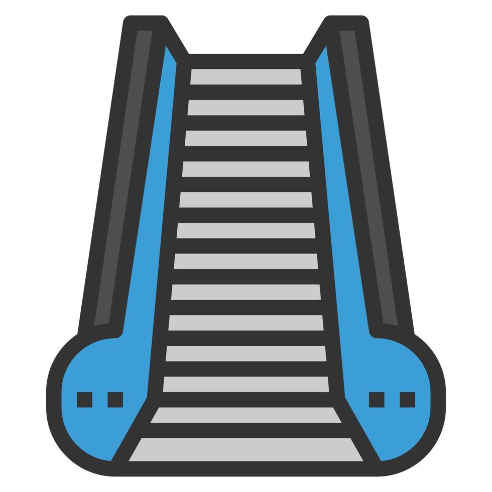 roltrap pictogram vector symbool eenvoudig ontwerp voor gebruik in afbeeldingen webrapport logo infographics