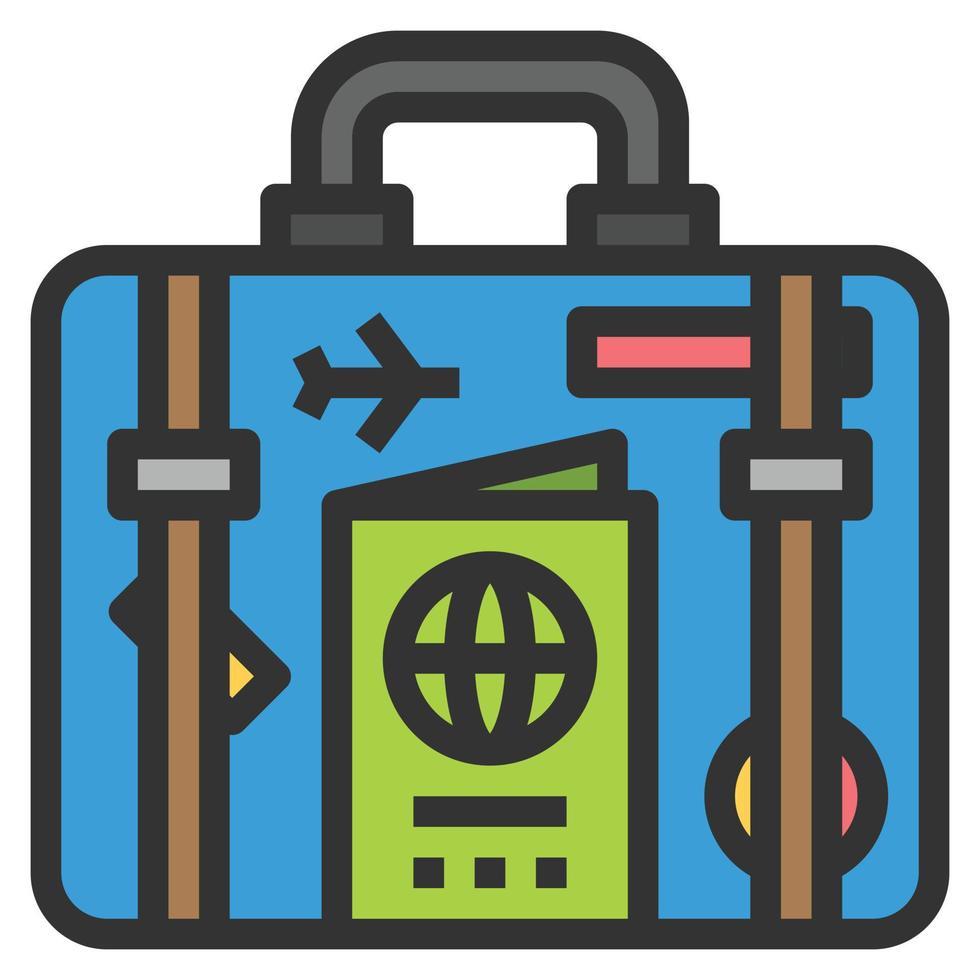 toerisme pictogram vector symbool eenvoudig ontwerp voor gebruik in afbeeldingen webrapport logo infographics