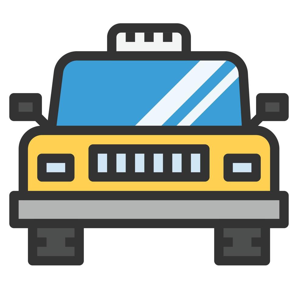 taxi pictogram vector symbool eenvoudig ontwerp voor gebruik in afbeeldingen webrapport logo infographics