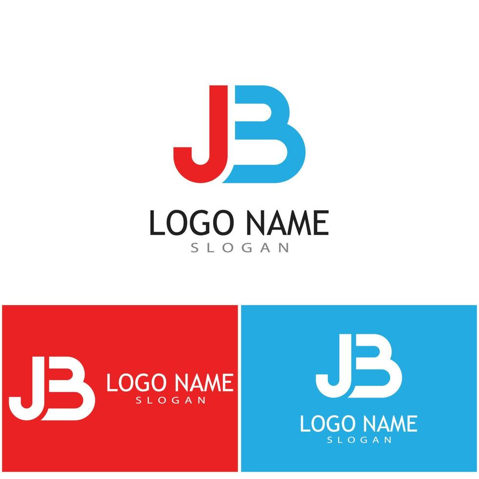 b brief logo sjabloon vectorillustratie vector