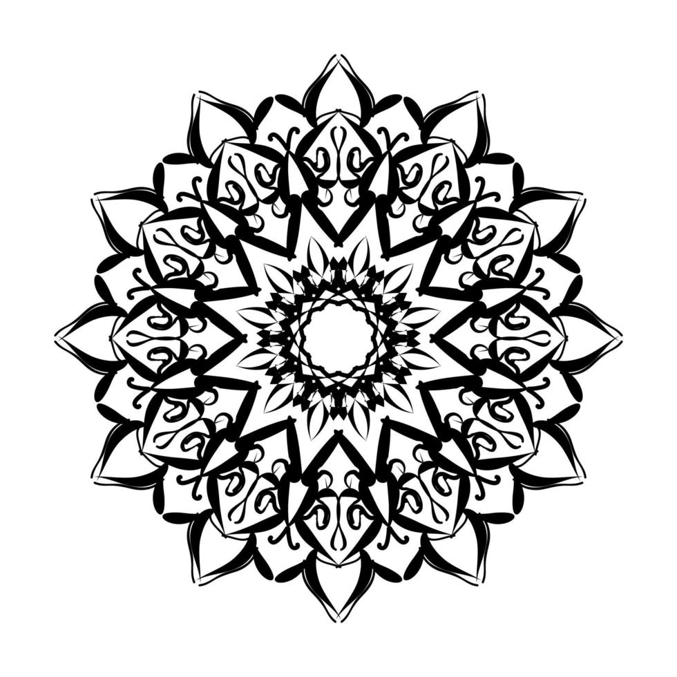 handgetekende mandala. decoratie in etnische oosterse doodle sieraad. vector