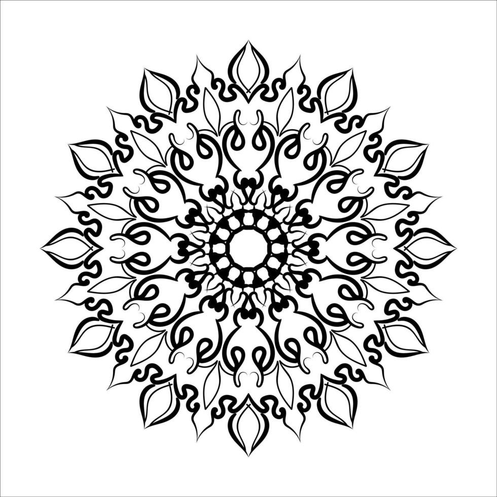 handgetekende mandala. decoratie in etnische oosterse doodle sieraad. vector