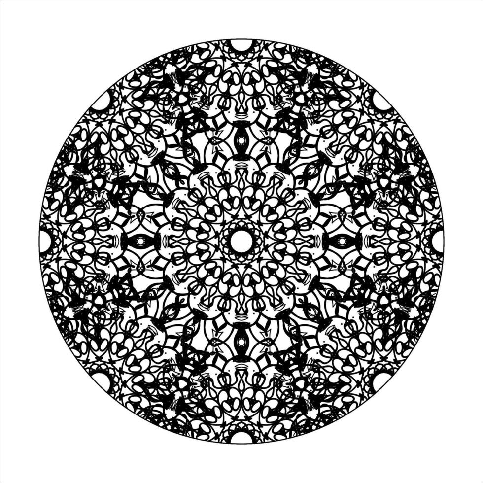 handgetekende mandala. decoratie in etnische oosterse doodle sieraad. vector