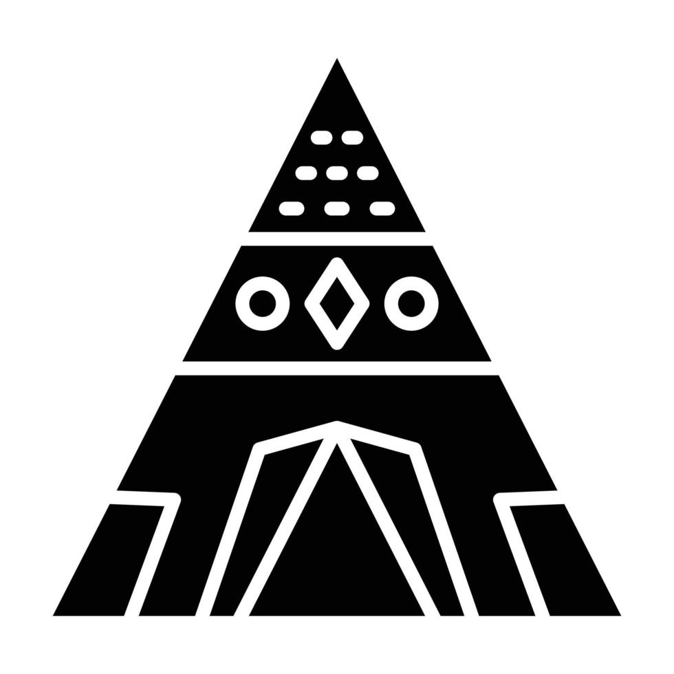 tipi-pictogramstijl vector