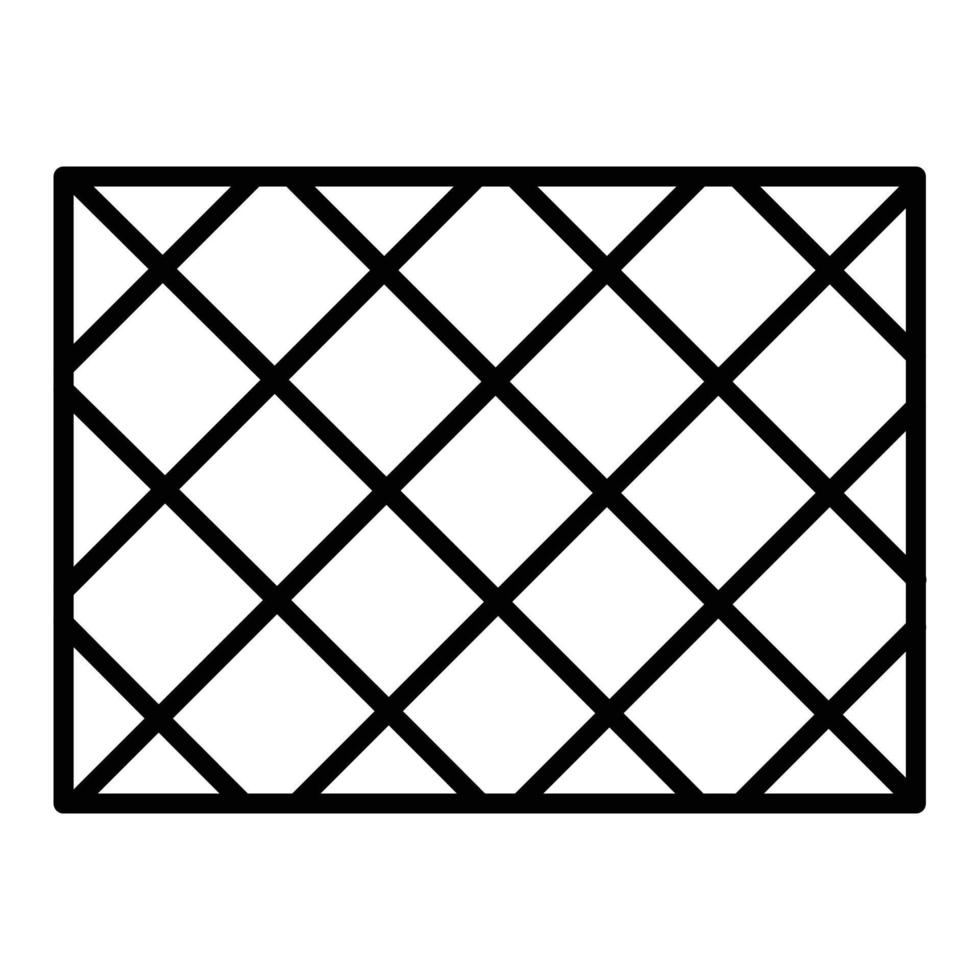 wafel pictogramstijl vector