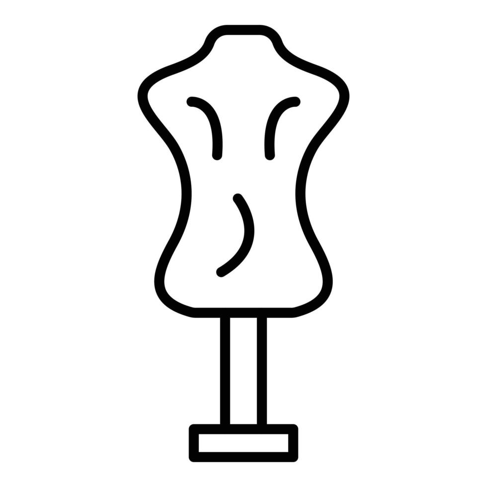 mannequin pictogramstijl vector