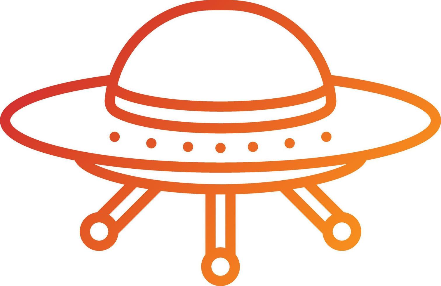 ufo-pictogramstijl vector