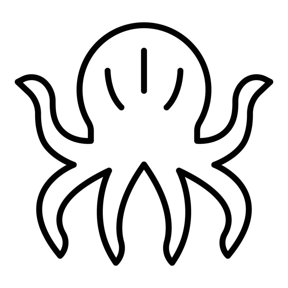 kraken pictogramstijl vector