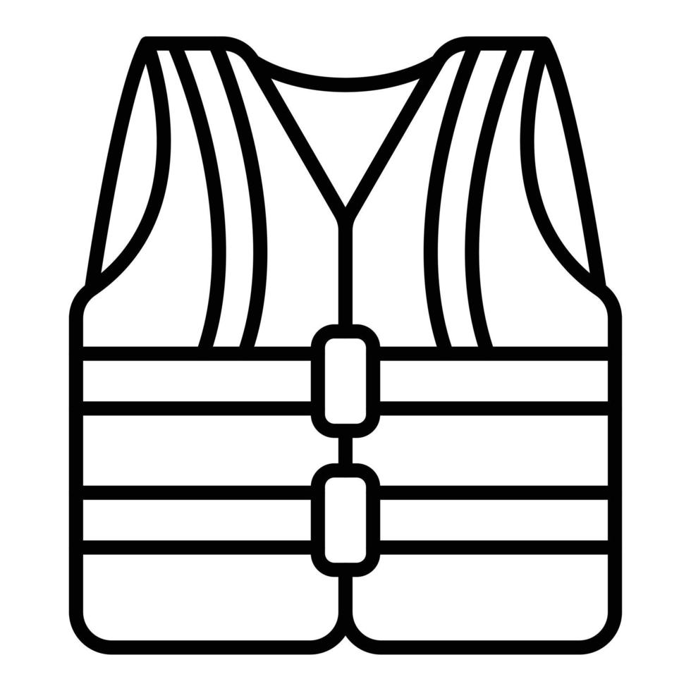 arbeidsvest pictogramstijl vector