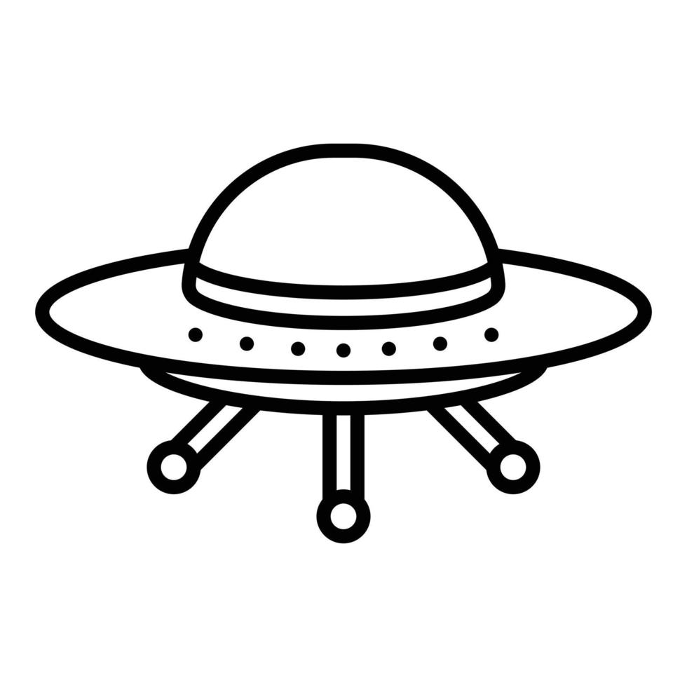 ufo-pictogramstijl vector