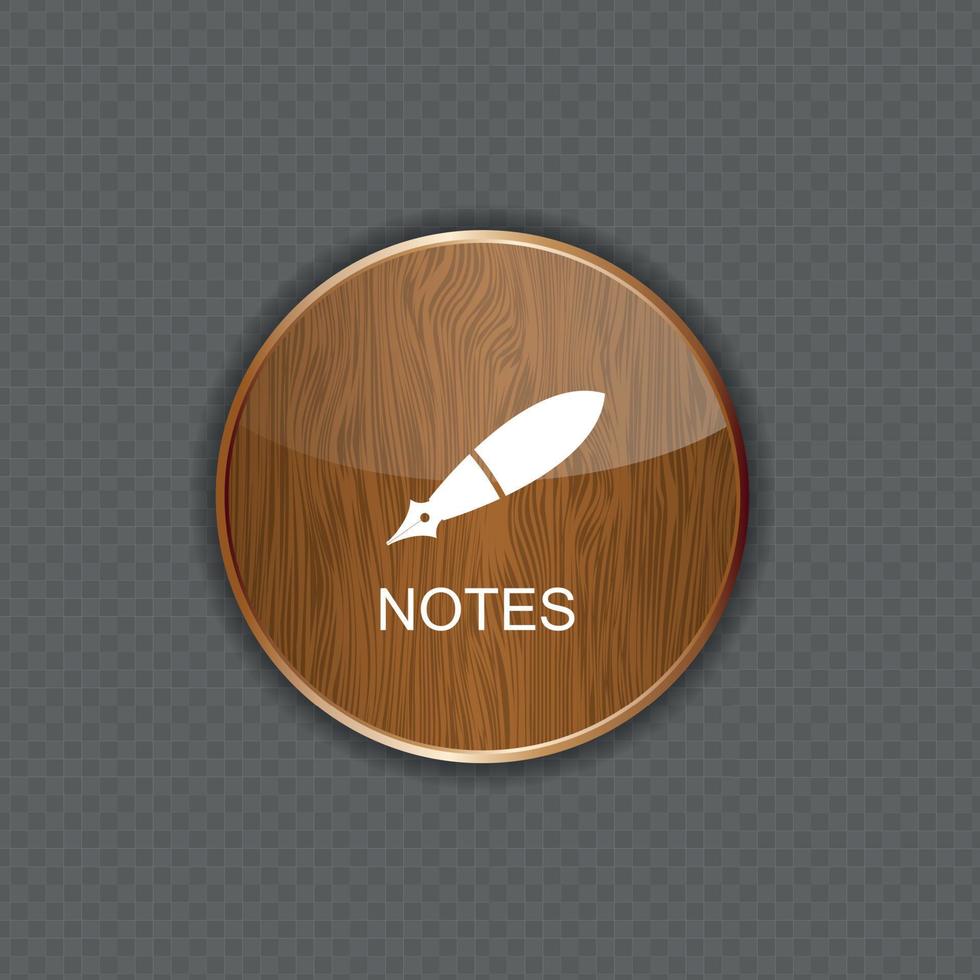 notities applicatie iconen vector illustratie