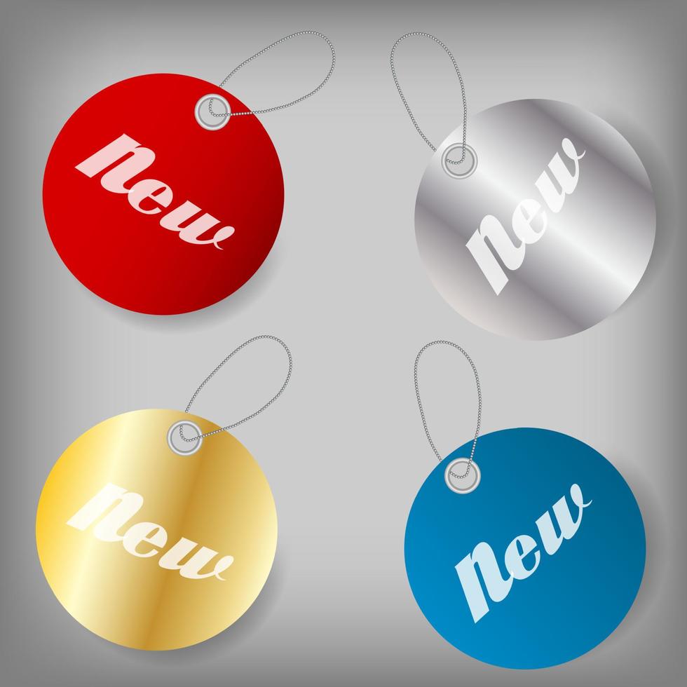 set verkoop tags. vector illustratie