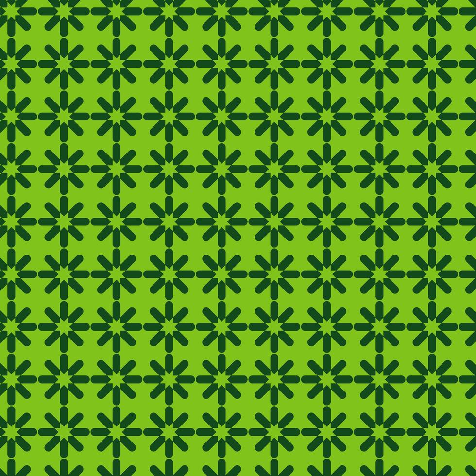 heldergroen geometrisch sterpatroon vector