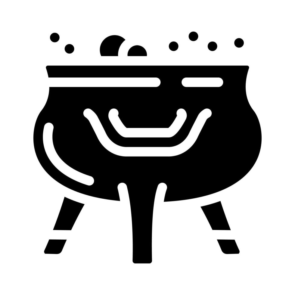 bereiden vergif sprookje glyph pictogram vectorillustratie vector