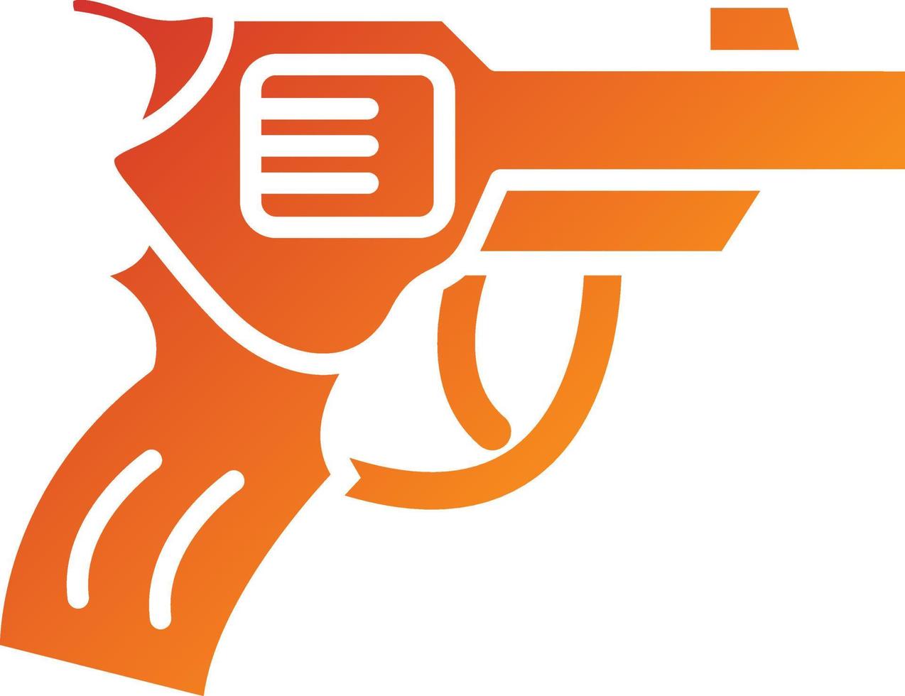 revolver pictogramstijl vector