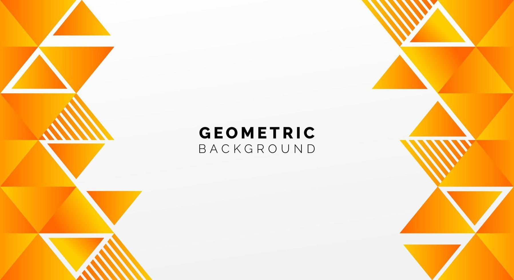 geometrische achtergrond vector oranje