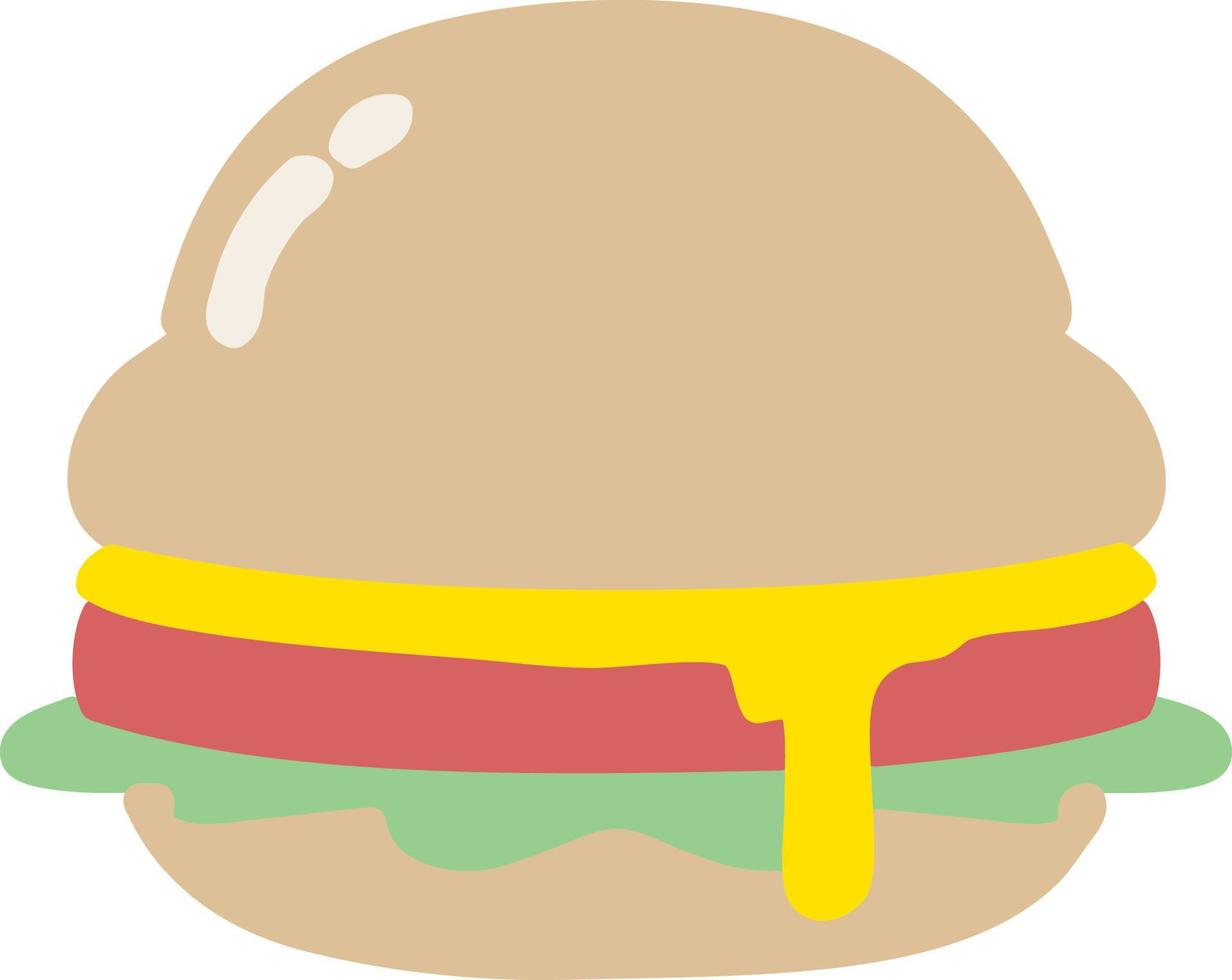 een lekkere burger vector