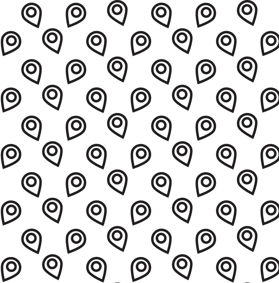 locatiepictogram patroon vector