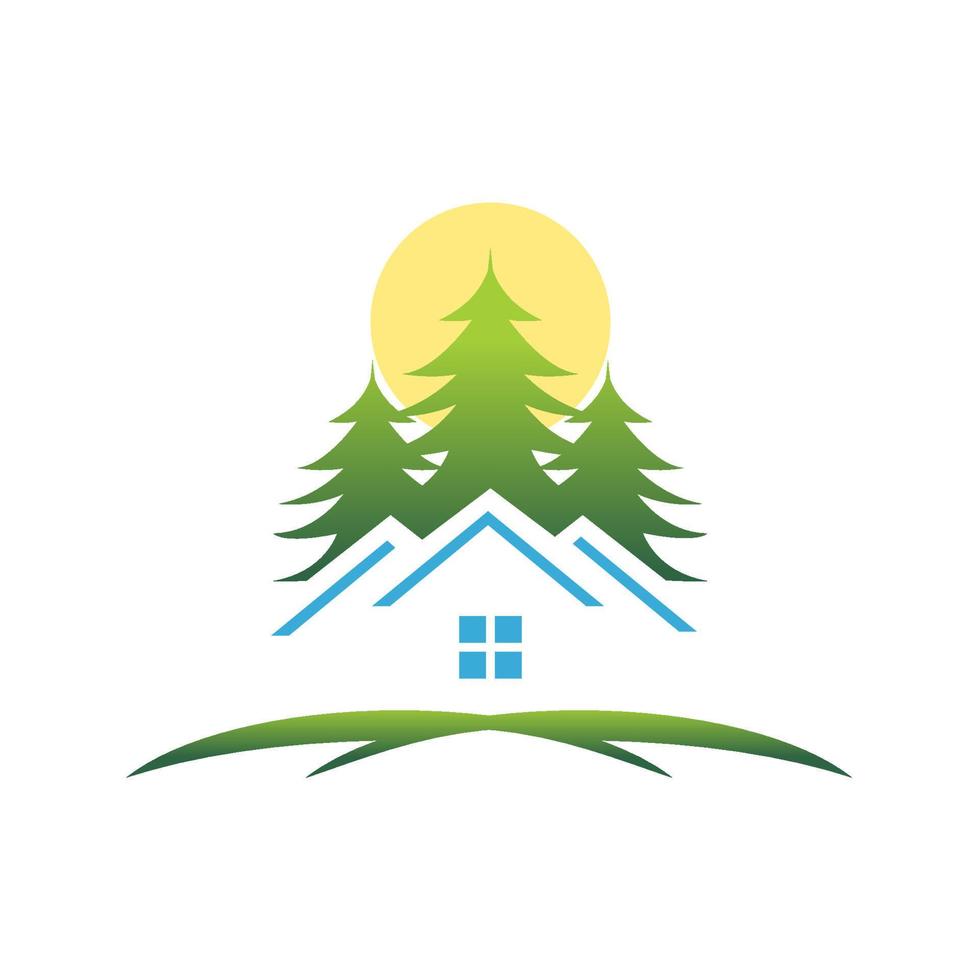 mijn huis, huis logo vector