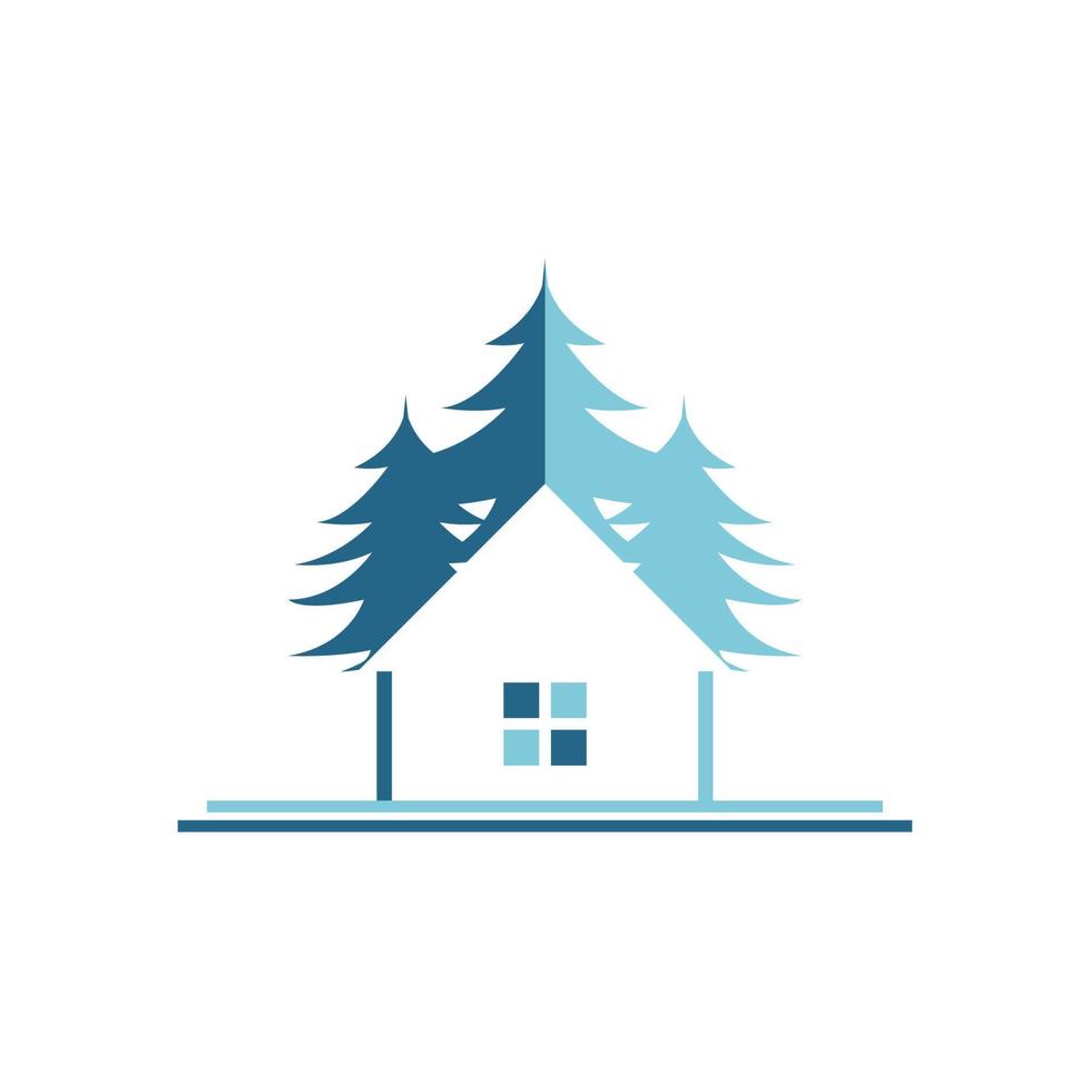 mijn huis, huis logo vector