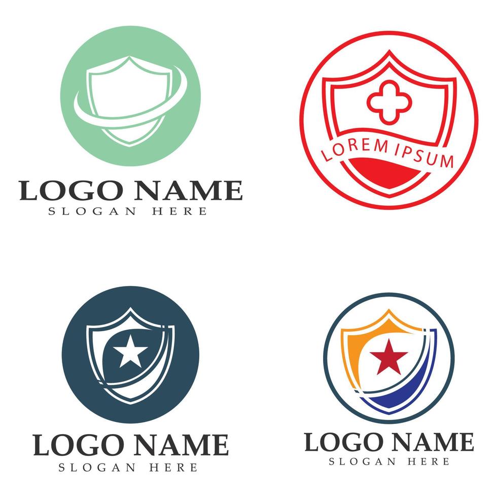 schild logo ontwerp vector, schild embleem logo sjabloon, logosymbol icon-vector vector