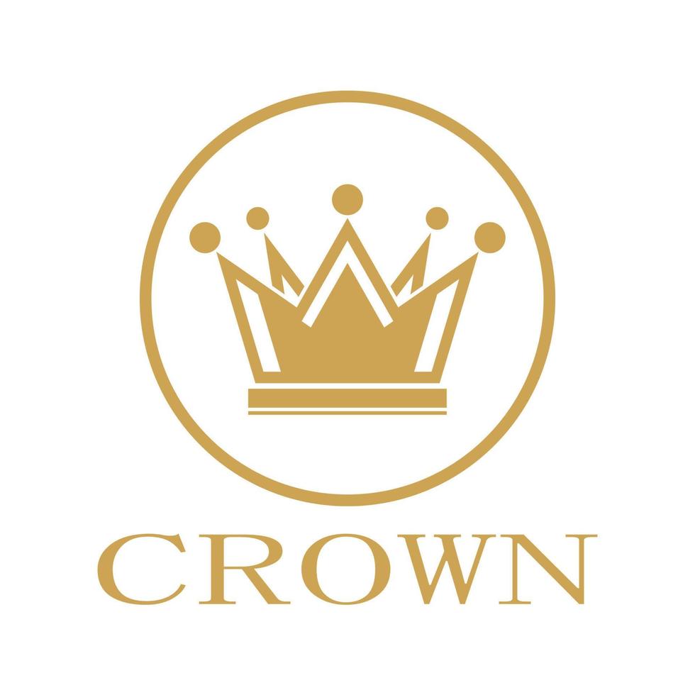 kroon logo ontwerpen vector illustratie ontwerp
