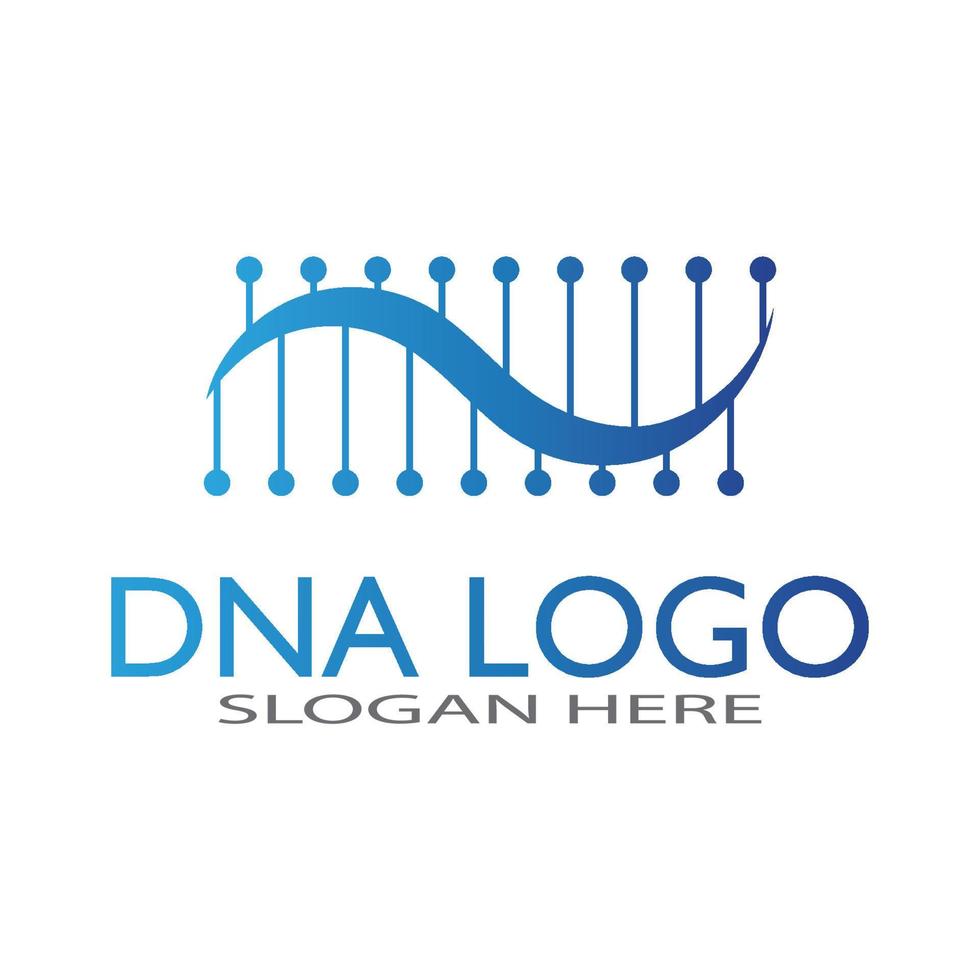 dna vector logo ontwerp template.modern medische logotype.laboratory wetenschap pictogram symbol.colorful farmacologie teken-vector