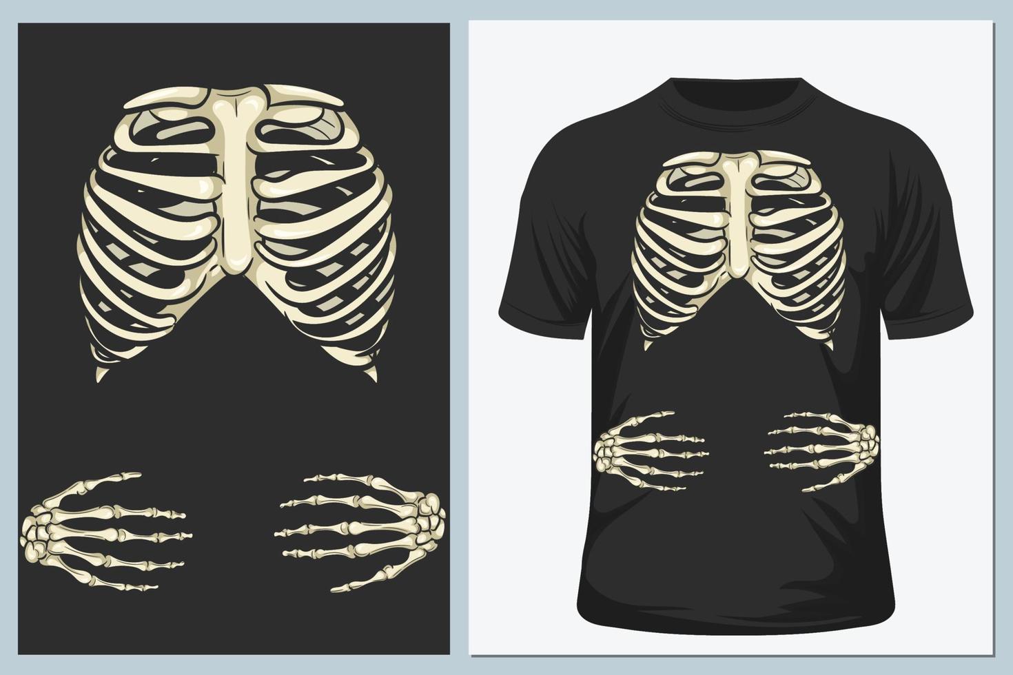 schedel t-shirt vector