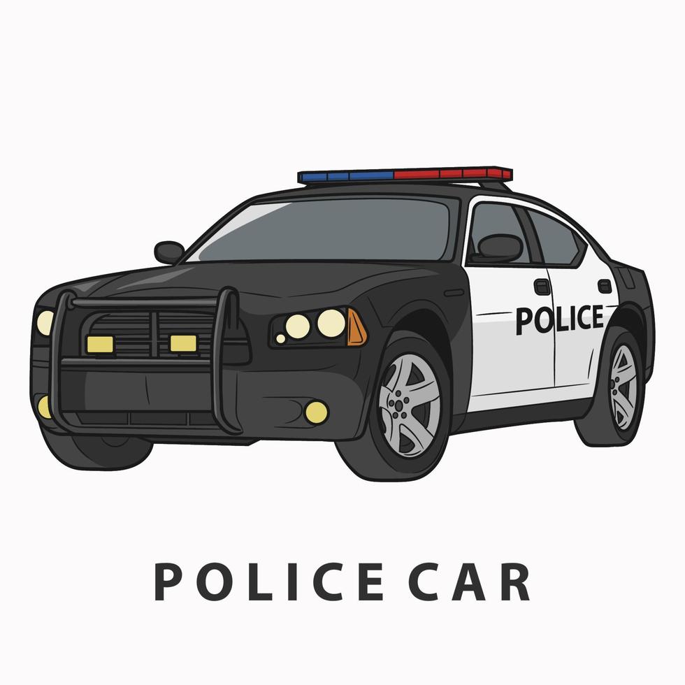 politie auto vector